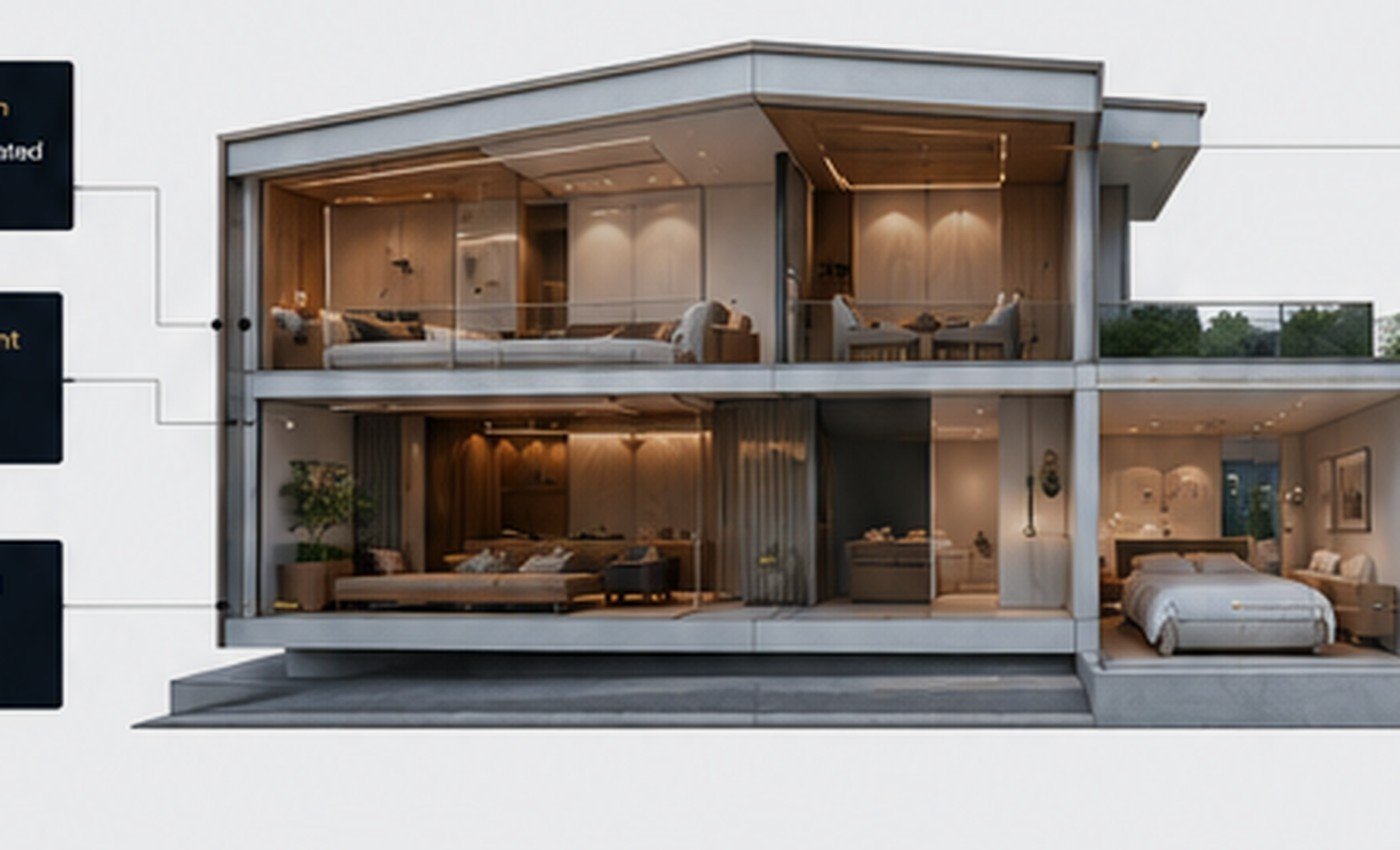 Architectural home used to explain climate system design